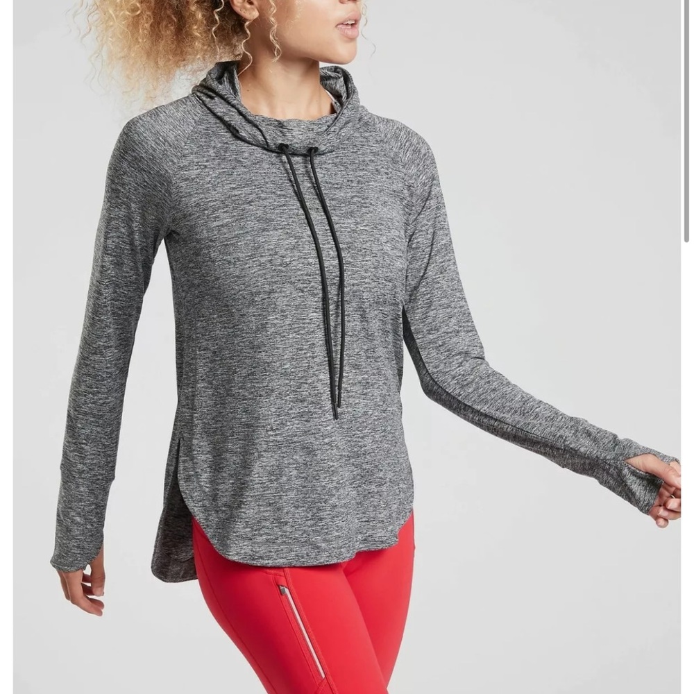 Athleta Uptempo Hoodie Sweatshirt - size M SO SOFT!!